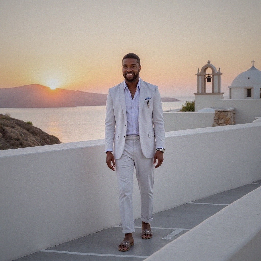 Avian Kidd MD in Santorini